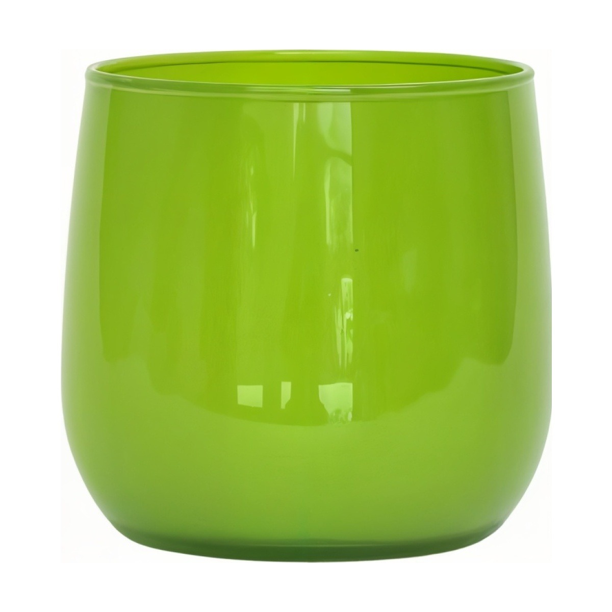 Medium Andorra – Lime Green, coloured glass