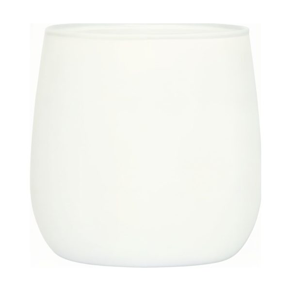 Mediano Andorra – Blanco Mate, vidrio de color