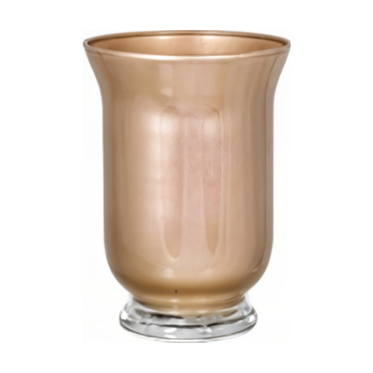 Mia Glass Vase – Champagne, coloured glass