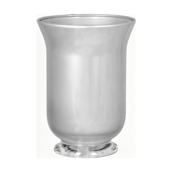 Vase en verre Mia – Argent métallique, verre coloré