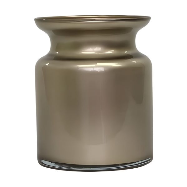 Mini Glass Jar – Champagne, coloured glass