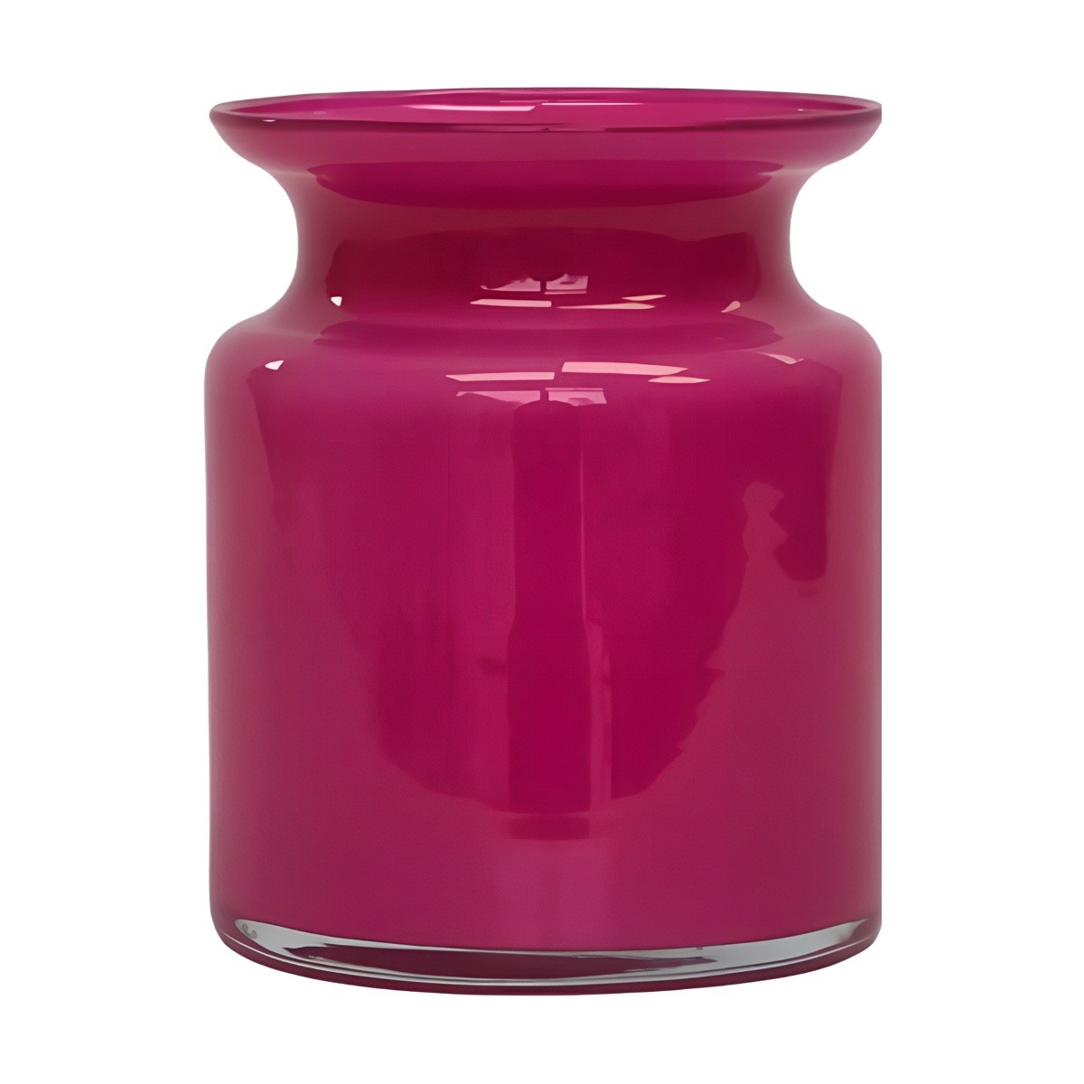 Mini pot en verre – Rose vif, verre coloré