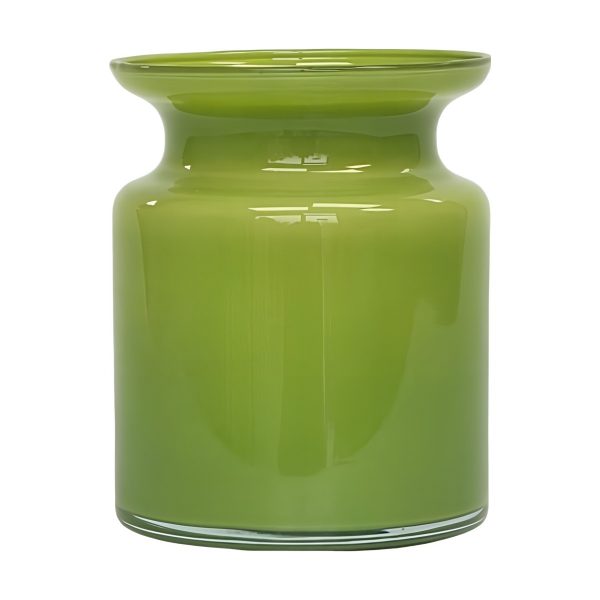 Mini Glass Jar – Lime, coloured glass