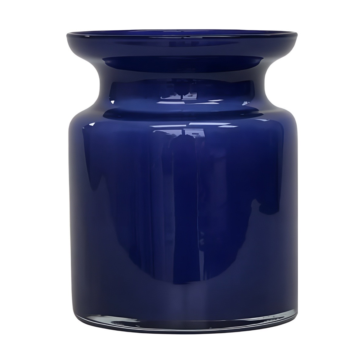 Mini pot en verre – Bleu royal, verre coloré