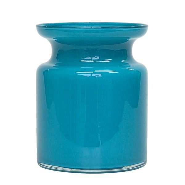 Mini frasco de vidrio – Turquesa, vidrio de color