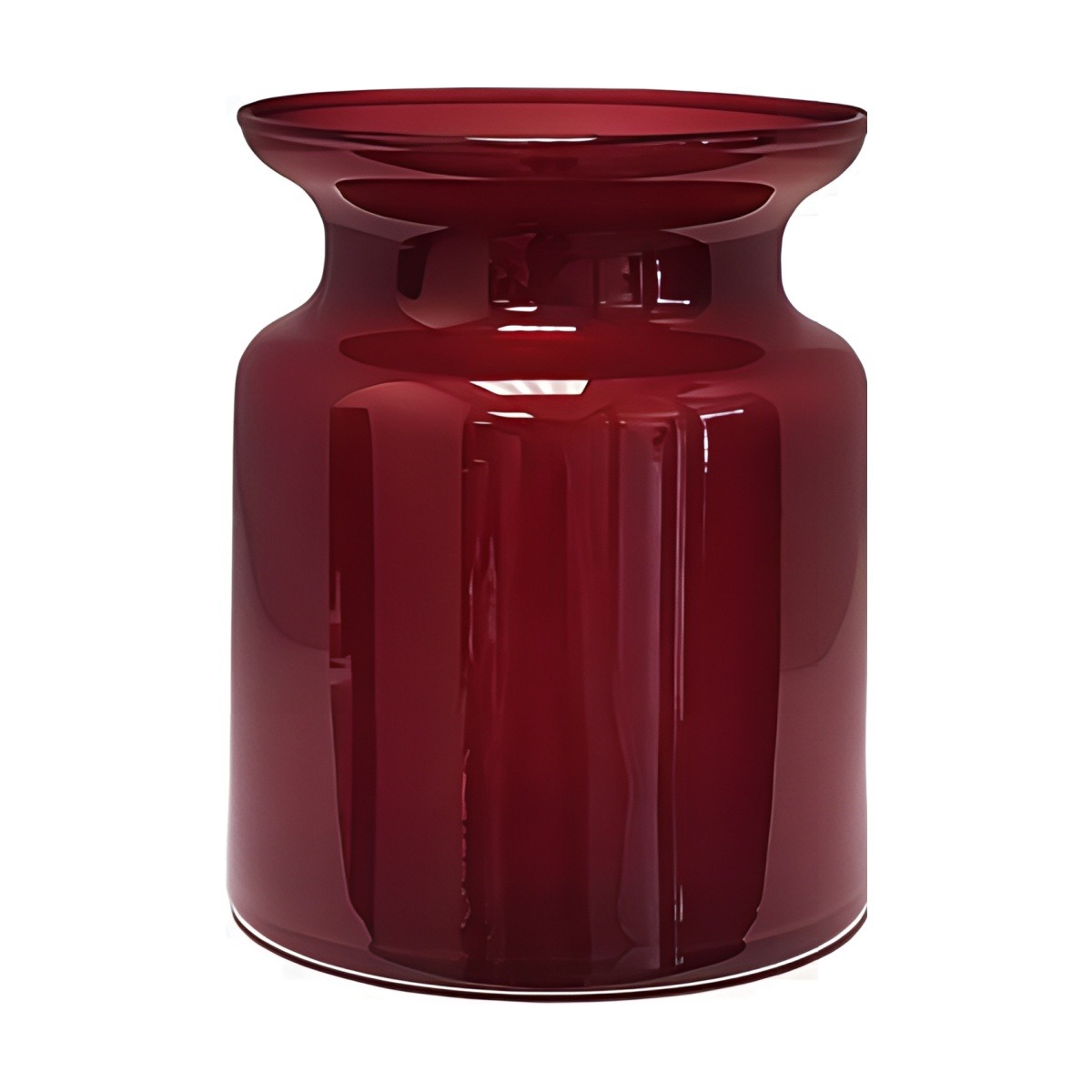 Mini Glass Jar – Wine Red, coloured glass