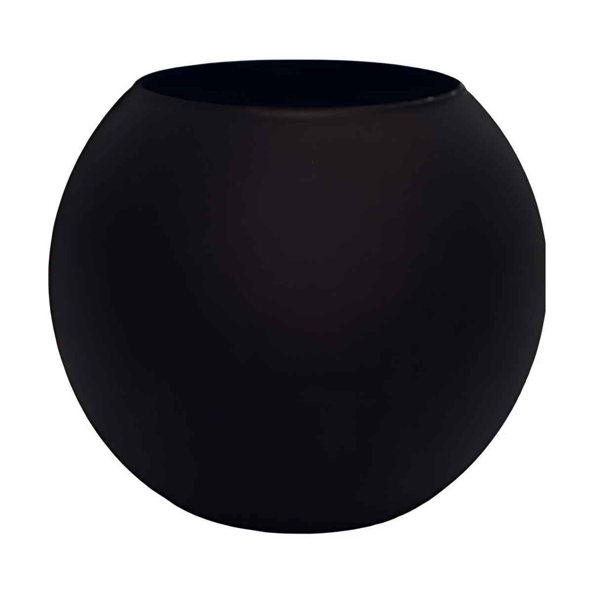 Mini Coupe de Rose – Mat noir mat, verre coloré