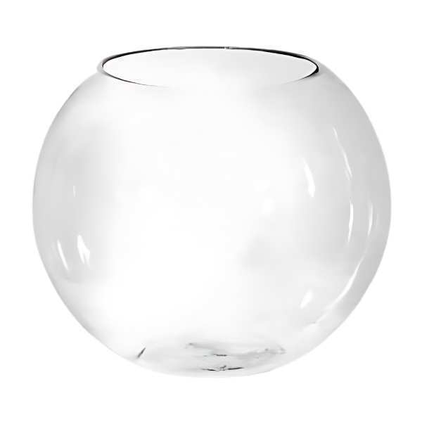 Mini Rose Bowl - Clear, clear glass