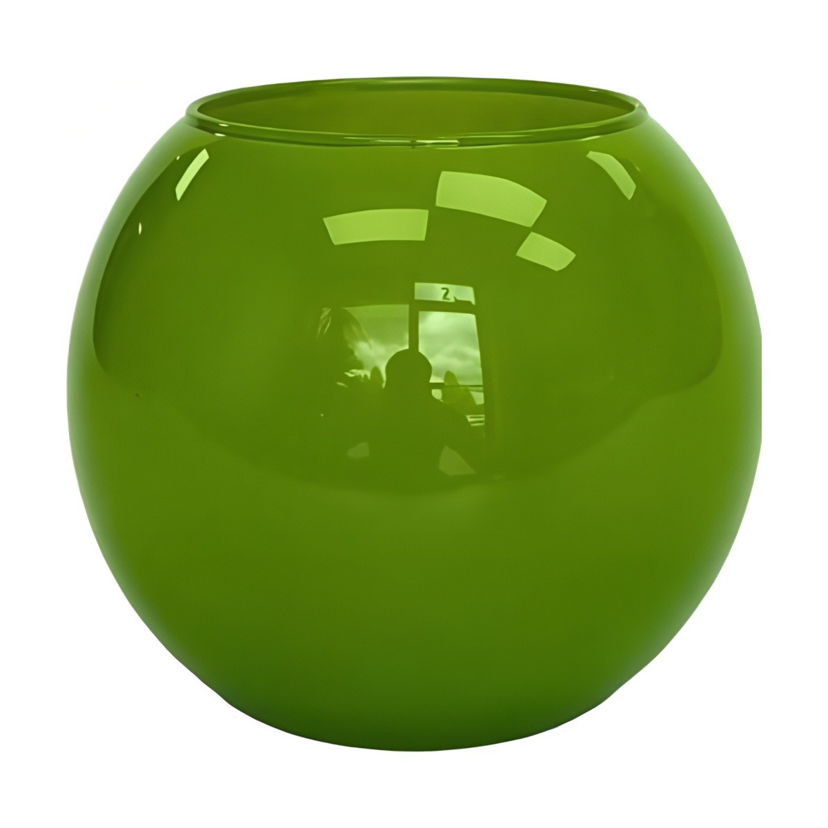 Mini Coupe de Rose – Vert citron vert, verre coloré