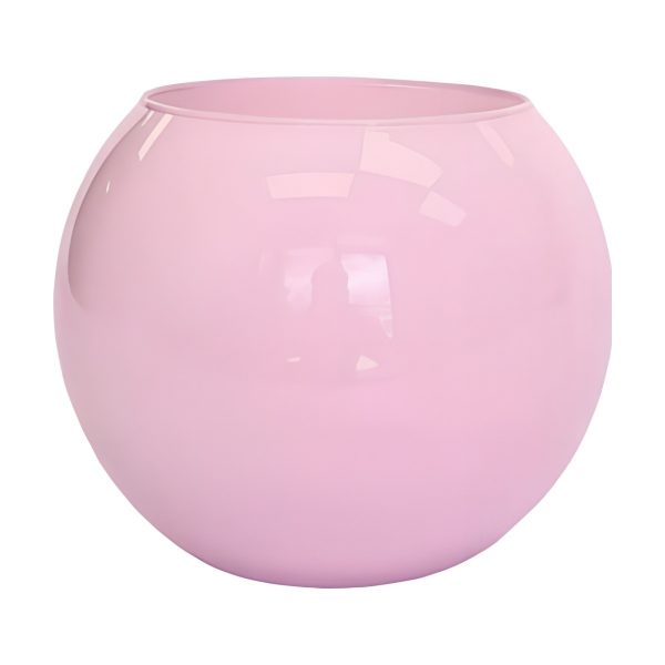 Mini Rose Bowl – Pink, coloured glass
