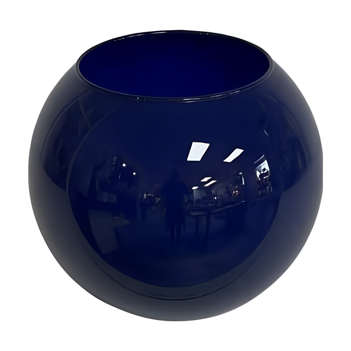 Mini Rose Bowl – Royal Blue, coloured glass