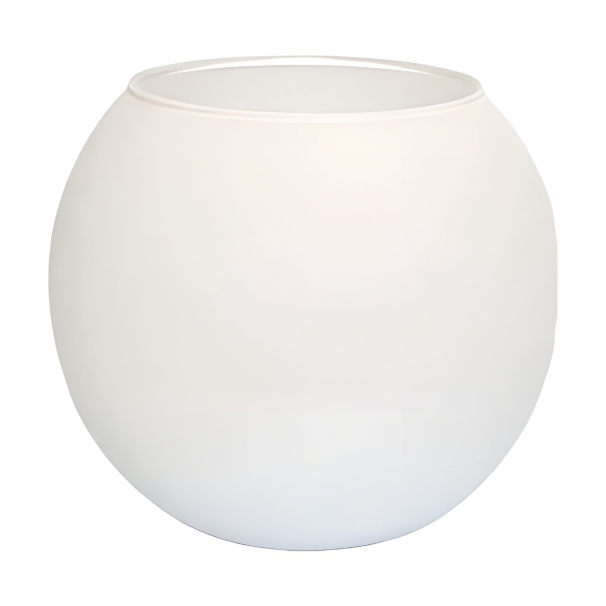Mini Coupe de Rose – Blanc mat, verre coloré