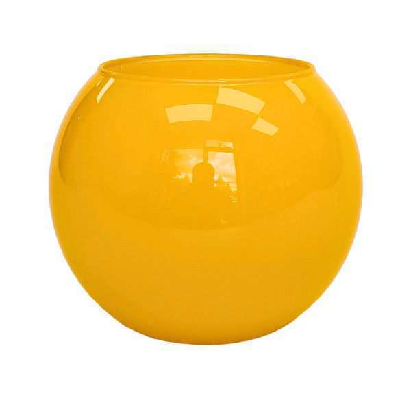Mini Coupe de Rose – Jaune, verre coloré