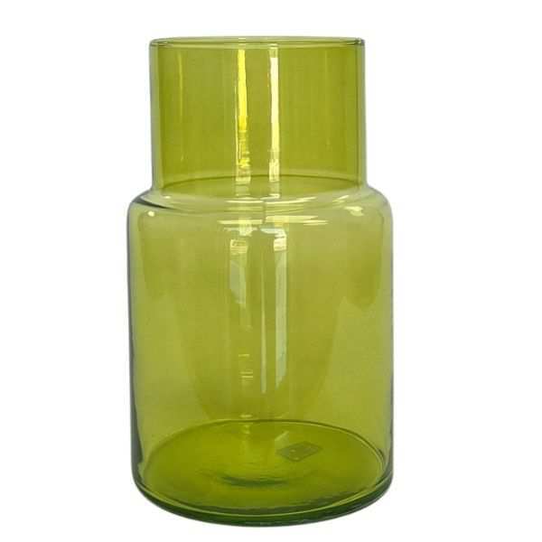 Vase Nena – Vert forêt, verre coloré