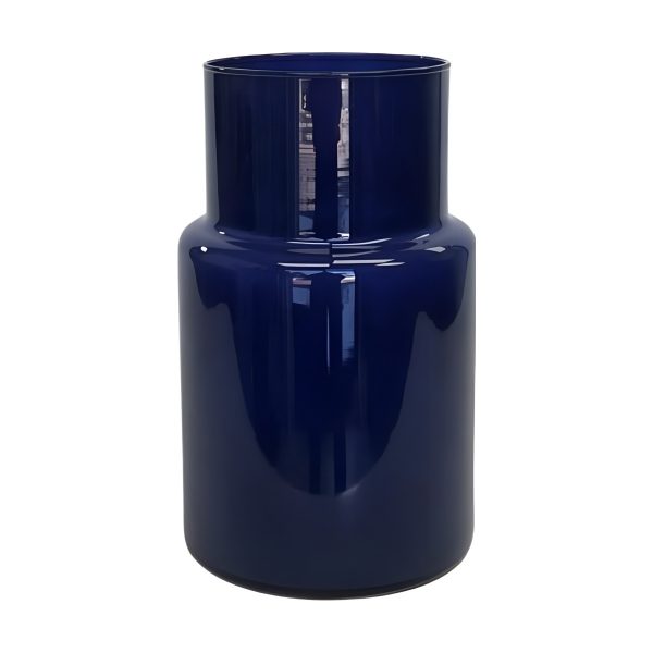 Vase Nena – Bleu royal, verre coloré
