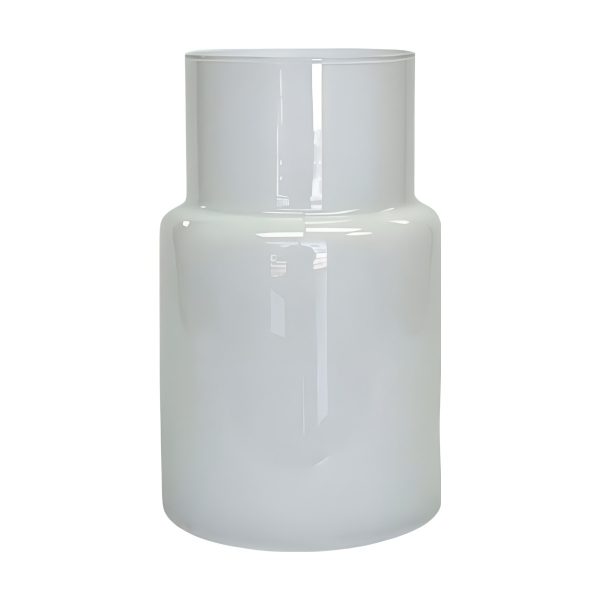 Vase Nena – Blanc, verre coloré
