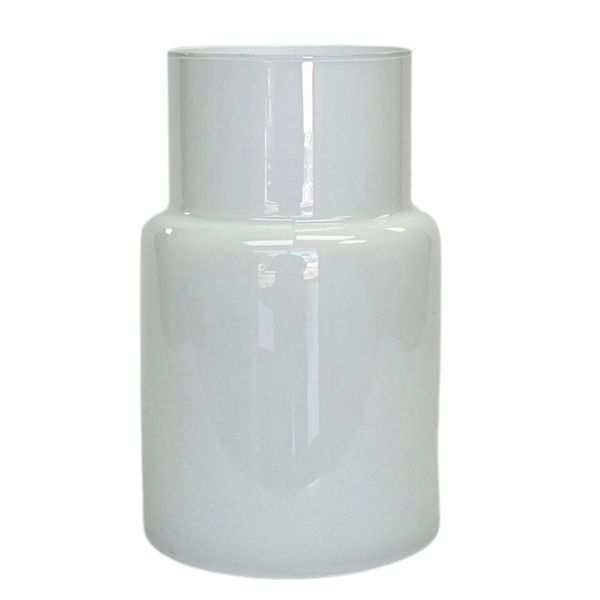 Vase Nena – Blanc, verre coloré