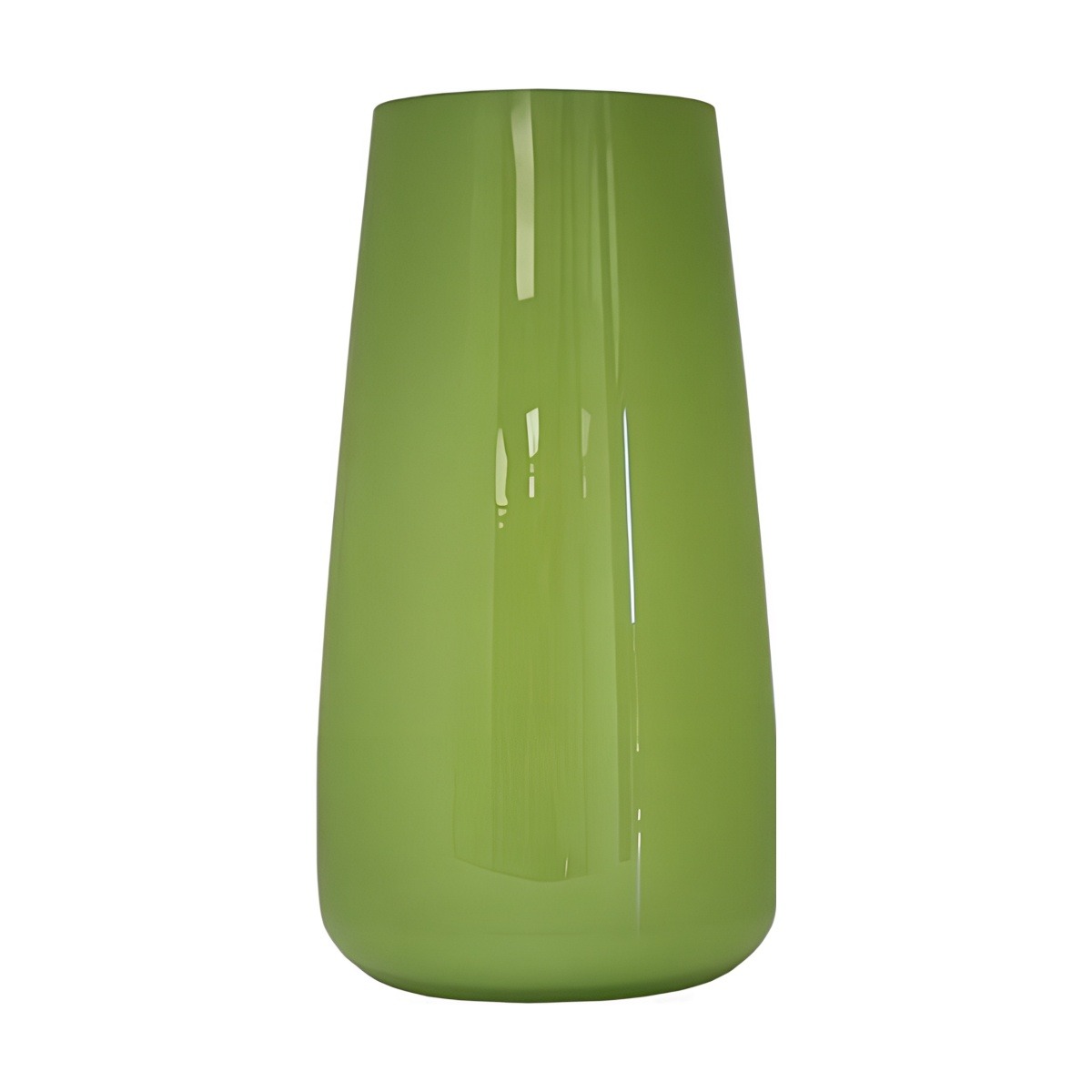 Nova Vase – Lime Green, coloured glass