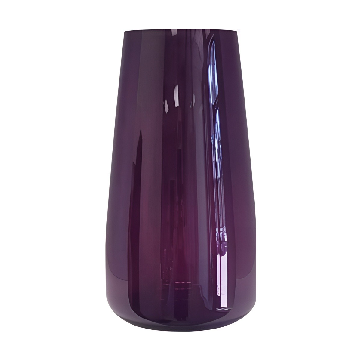 Nova Vase – Plum, coloured glass