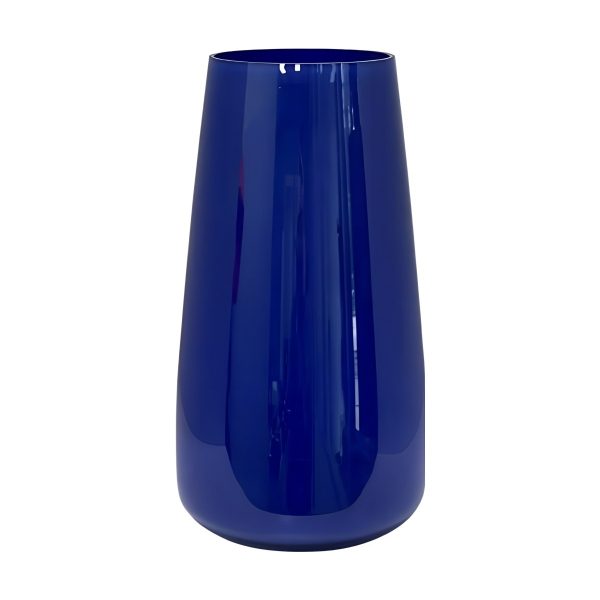 Florero Nova – Azul Real, vidrio de color