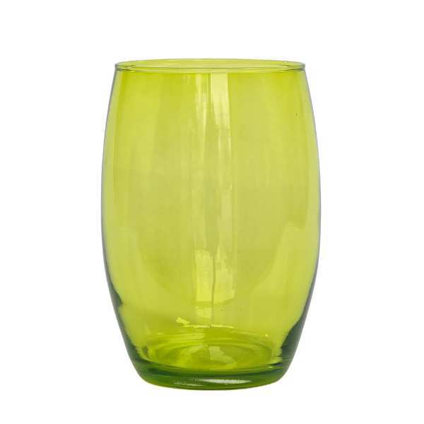 Florero Olivia – Verde bosque, vidrio de color
