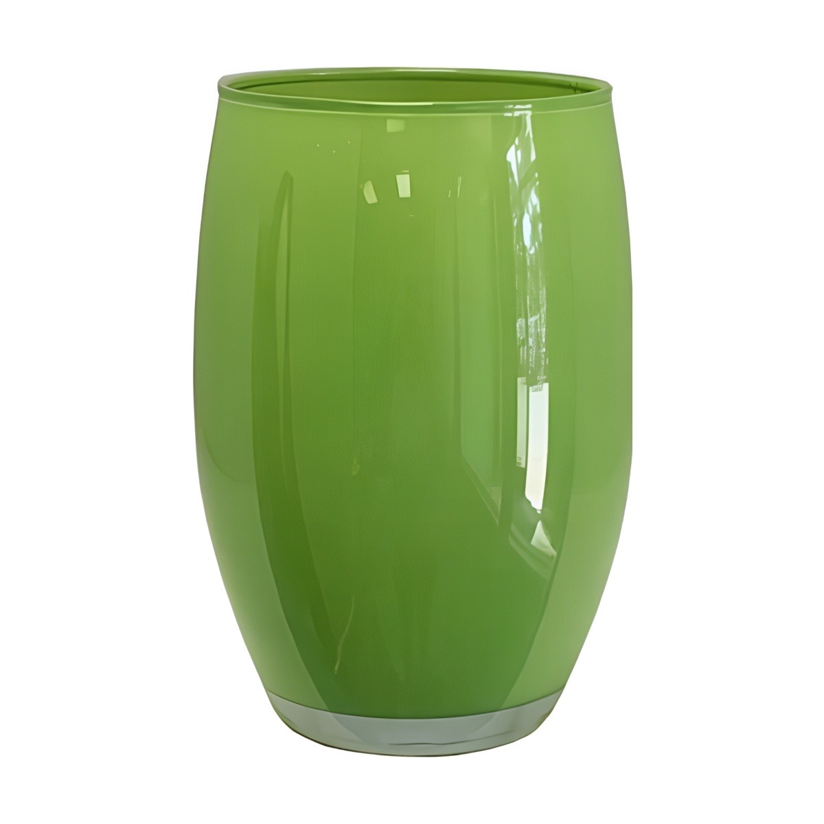 Olivia Vase – Lime, coloured glass