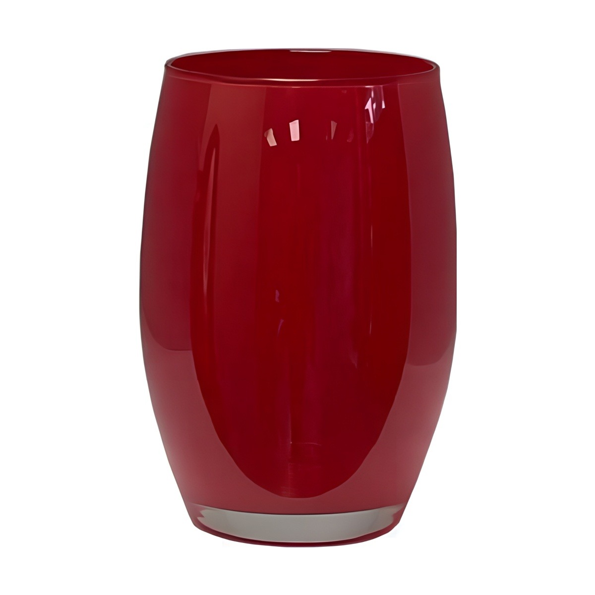 Olivia Vase – Red, coloured glass