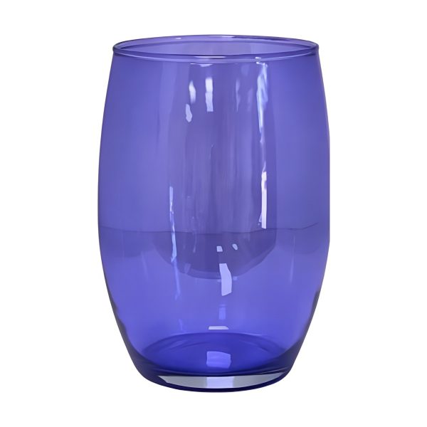 Florero Olivia – Violeta Transparente, vidrio de color