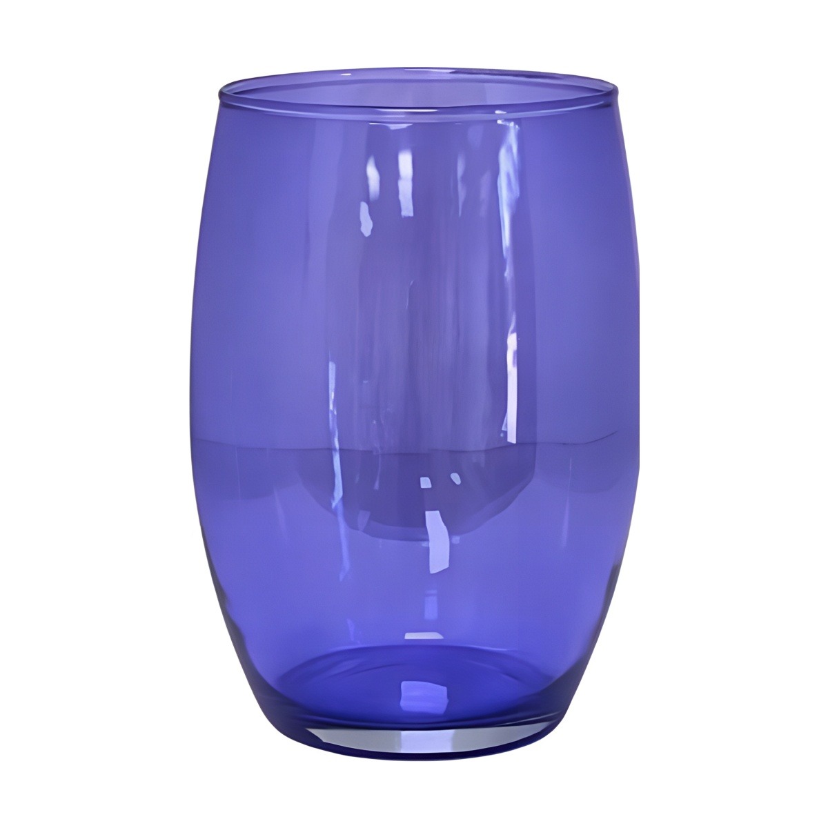 Florero Olivia – Violeta Transparente, vidrio de color