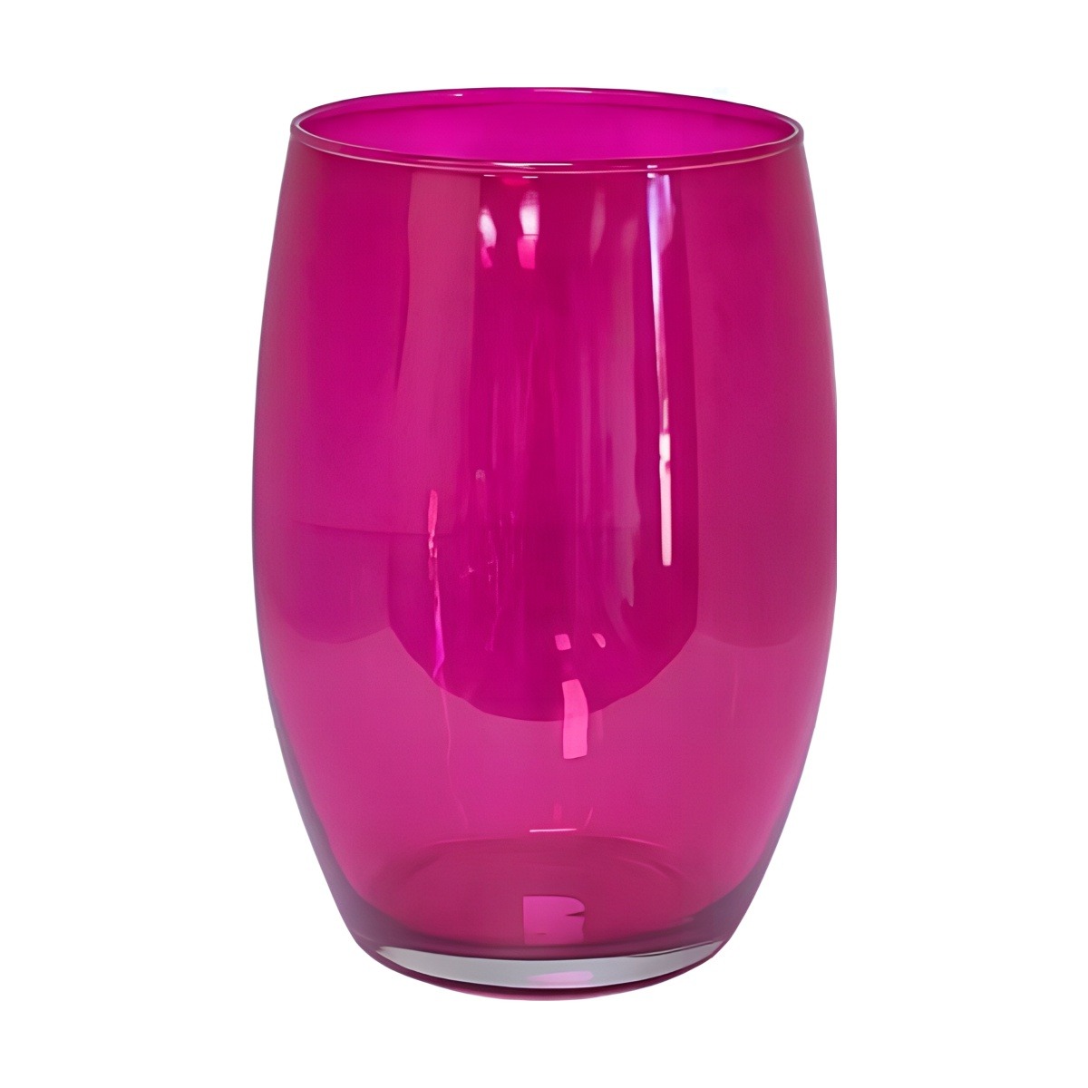 Olivia Vase – Transparent Wild Berry, coloured glass