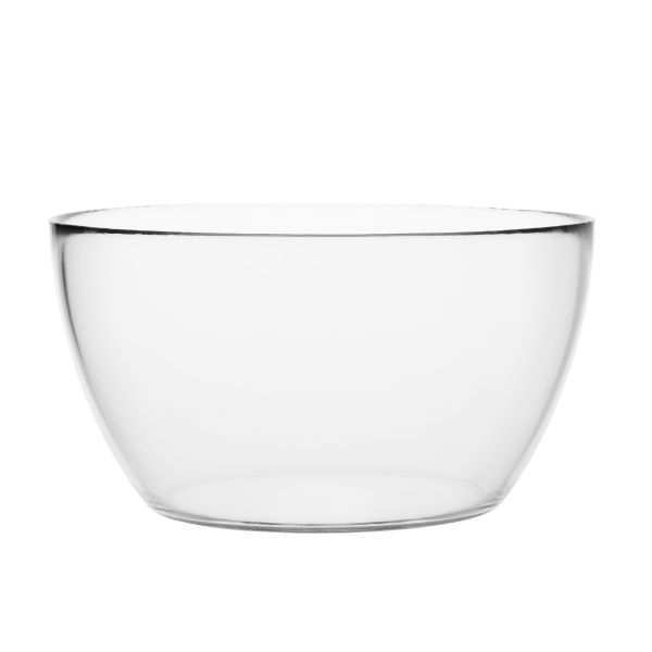 Oslo Bowl - Clear, clear glass