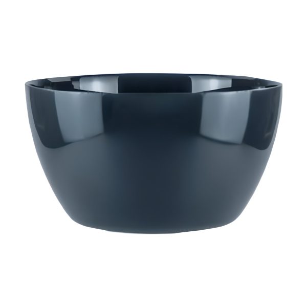 Oslo Glass Bowl – Dark Grey, coloured glass