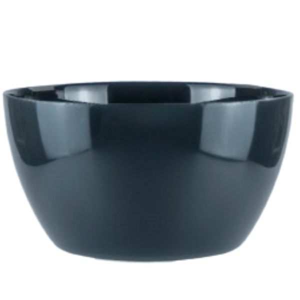 Cuenco de vidrio Oslo – Gris oscuro, vidrio de color