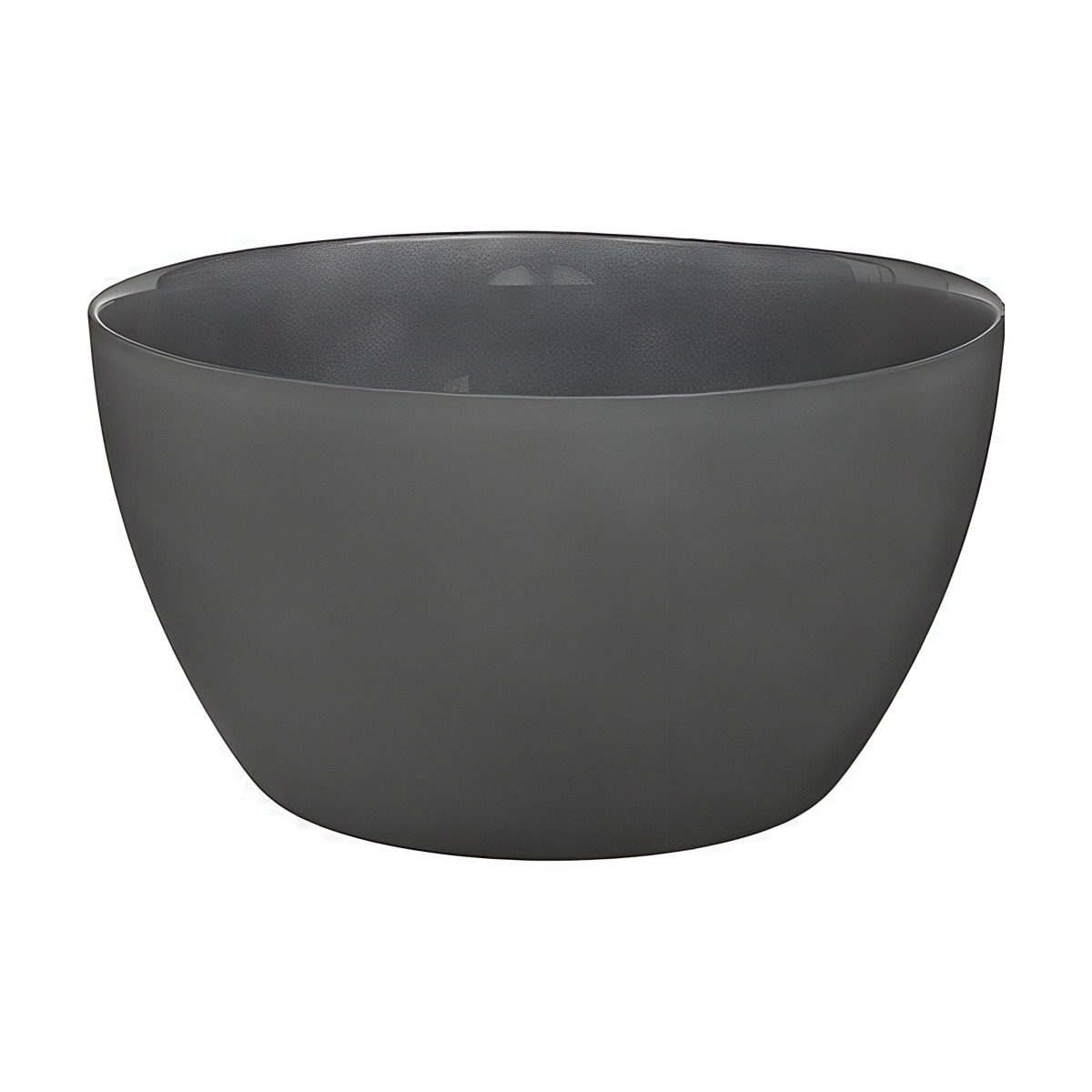 Cuenco de vidrio Oslo – Gris Mate, vidrio de color