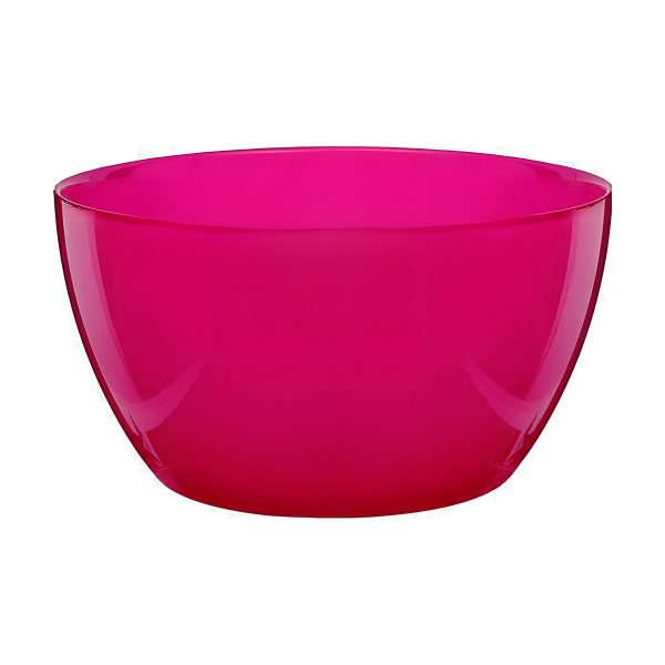 Oslo Glass Bowl – Hot Pink, coloured glass