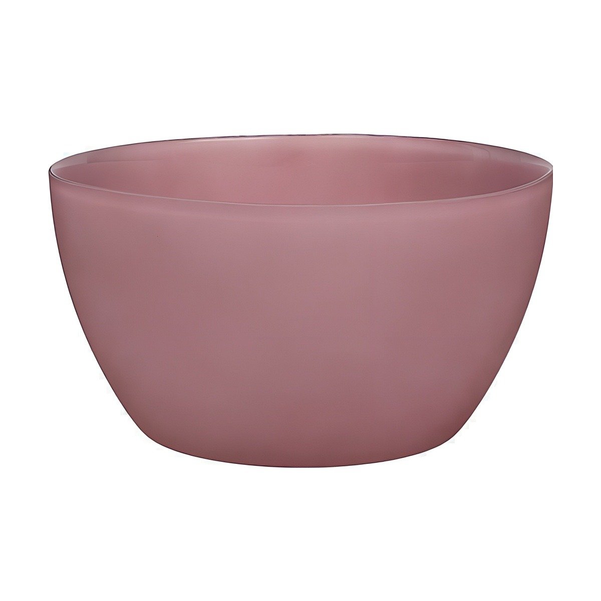 Oslo Glass Bowl – Pink Matte, coloured glass