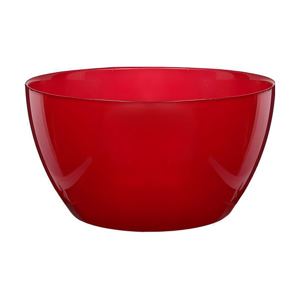 Oslo Glass Bowl – Red, coloured glass