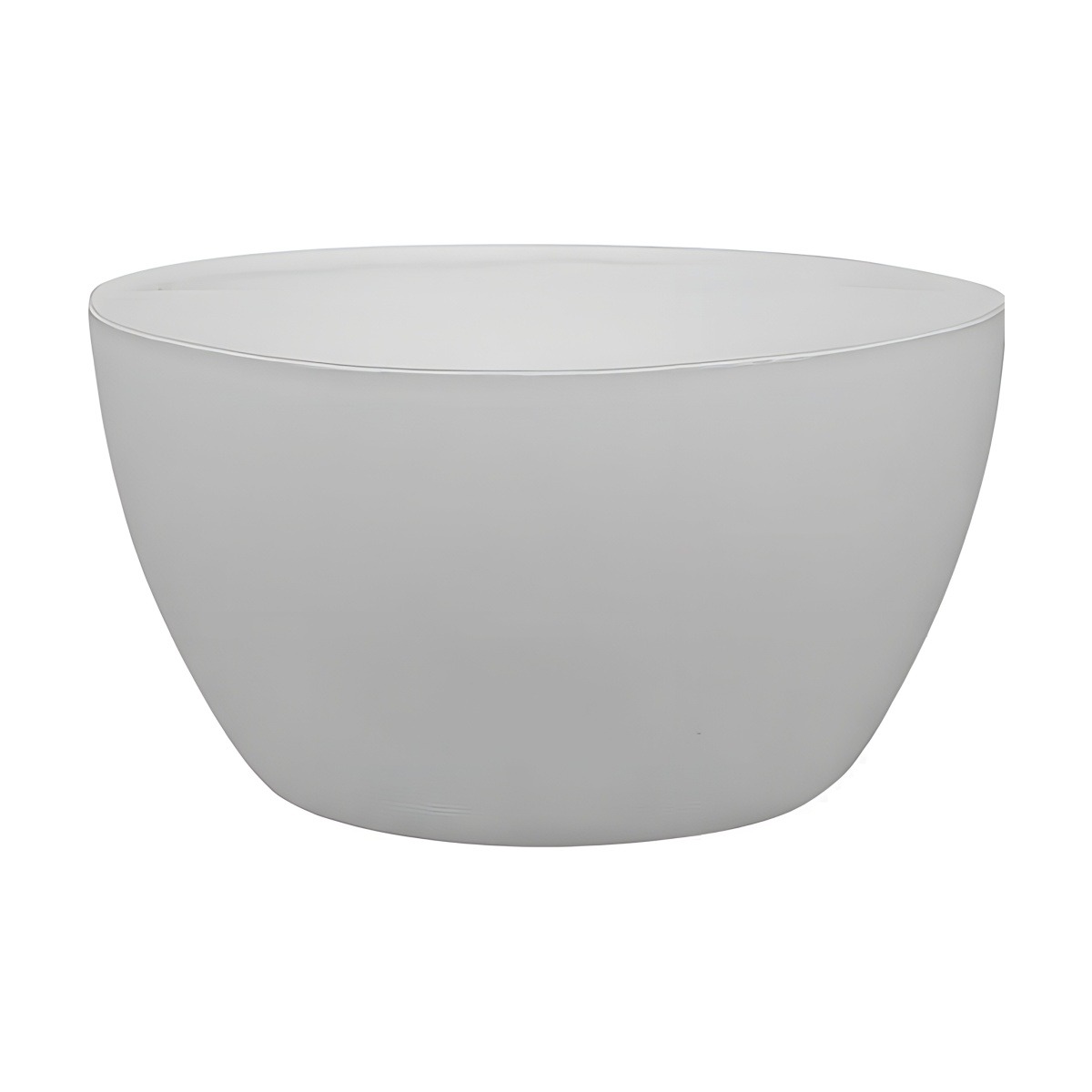 Cuenco de vidrio Oslo – Blanco Mate, vidrio de color