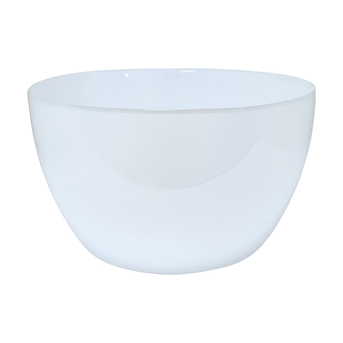 Oslo Glass Bowl – White, coloured glass
