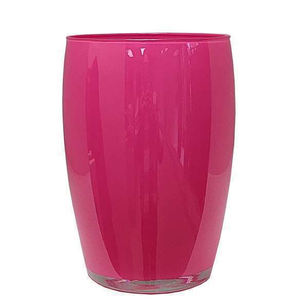 Vase Pola – Rose vif, verre coloré