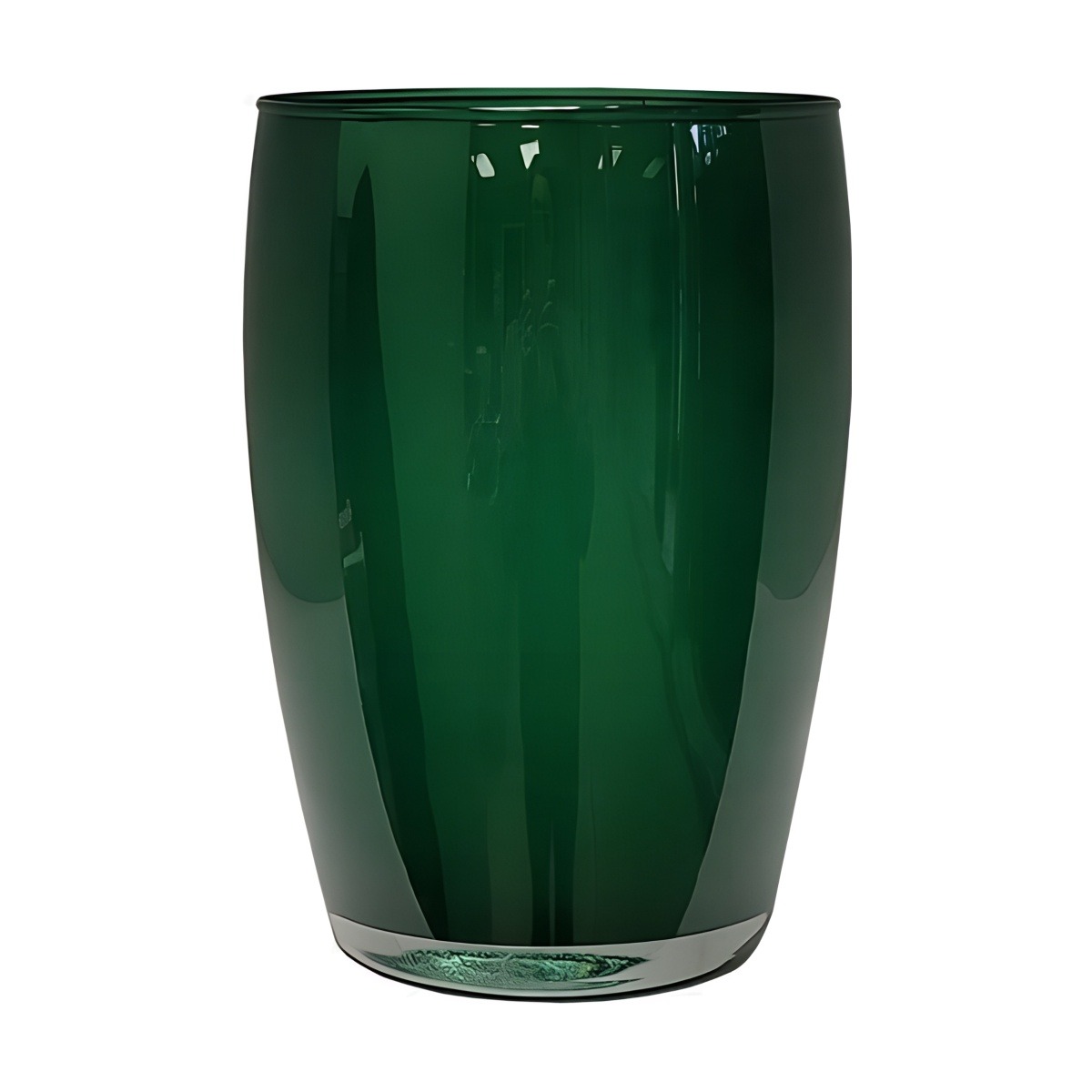 Vase Pola – Vert chasseur, verre coloré
