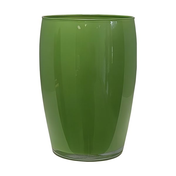 Pola Vase – Lime Green, coloured glass
