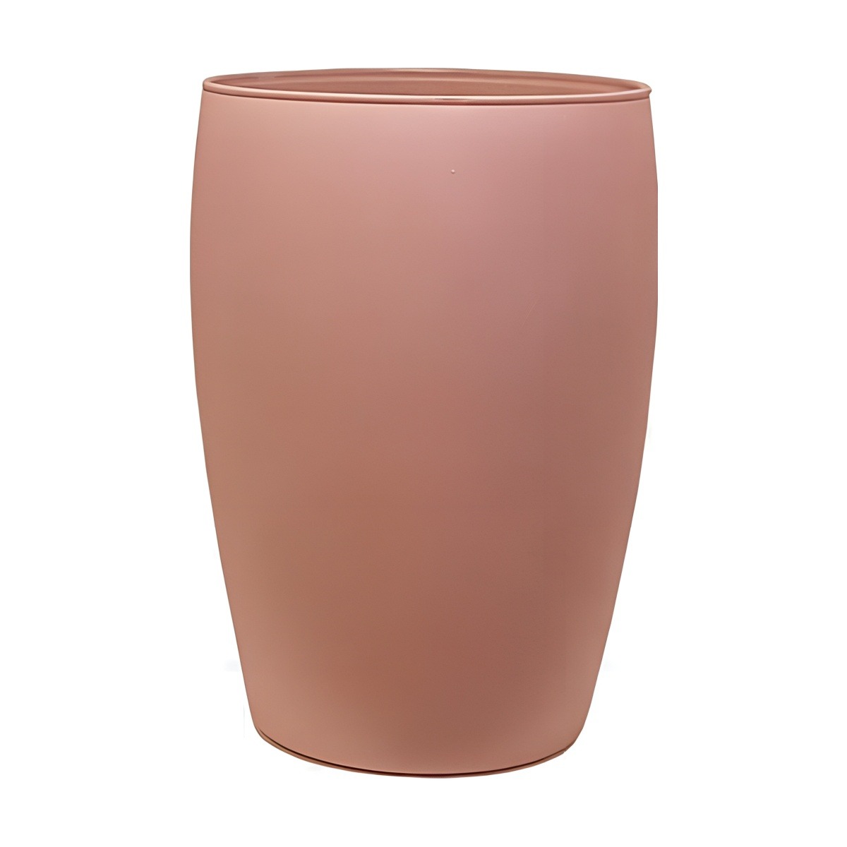 Vase Pola – Mat rose mat, verre coloré