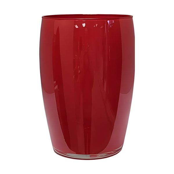 Pola Vase – Red, coloured glass