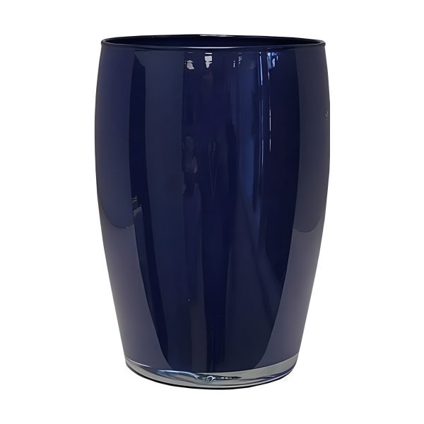 Vase Pola – Bleu royal, verre coloré