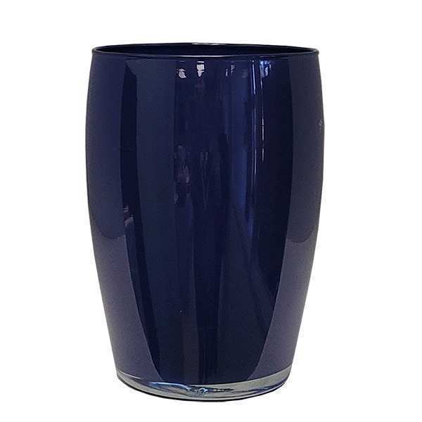 Vase Pola – Bleu royal, verre coloré