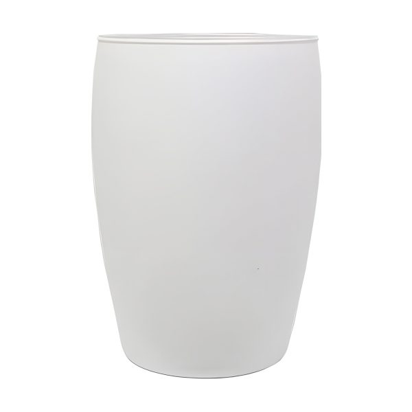 Vase Pola – Blanc mat, verre coloré