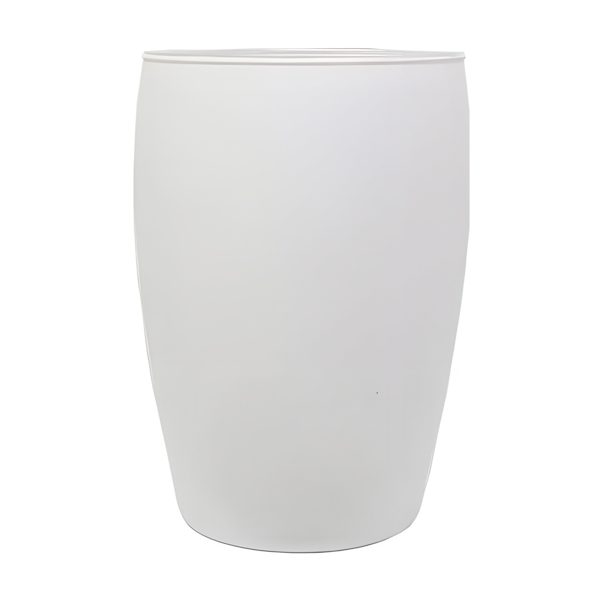 Vase Pola – Blanc mat, verre coloré