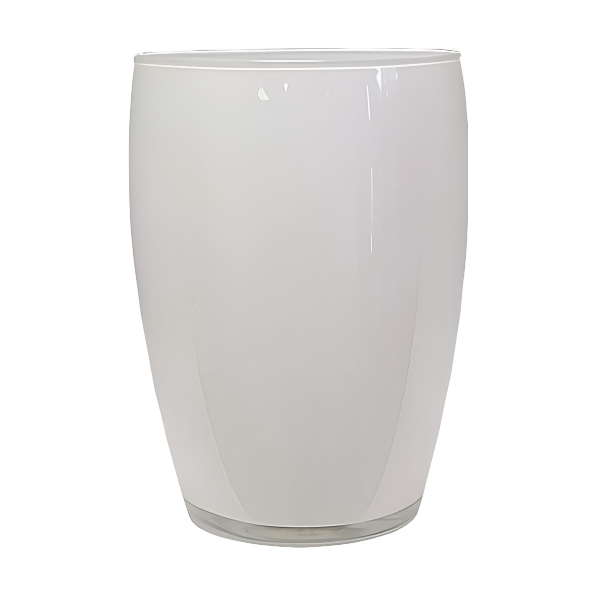 Vase Pola – Blanc, verre coloré