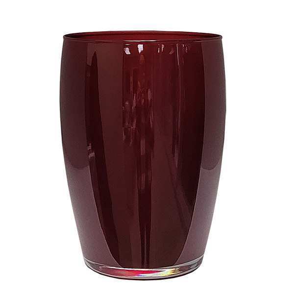 Vase Pola – Rouge vin, verre coloré